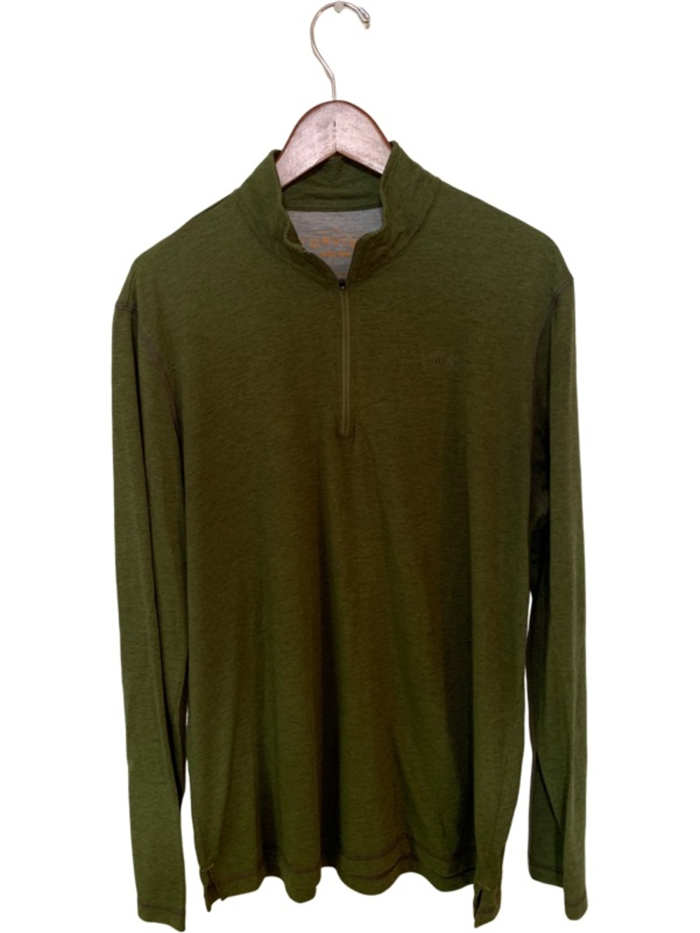 Orvis Trout Bum Olive Green Quarter-Zip